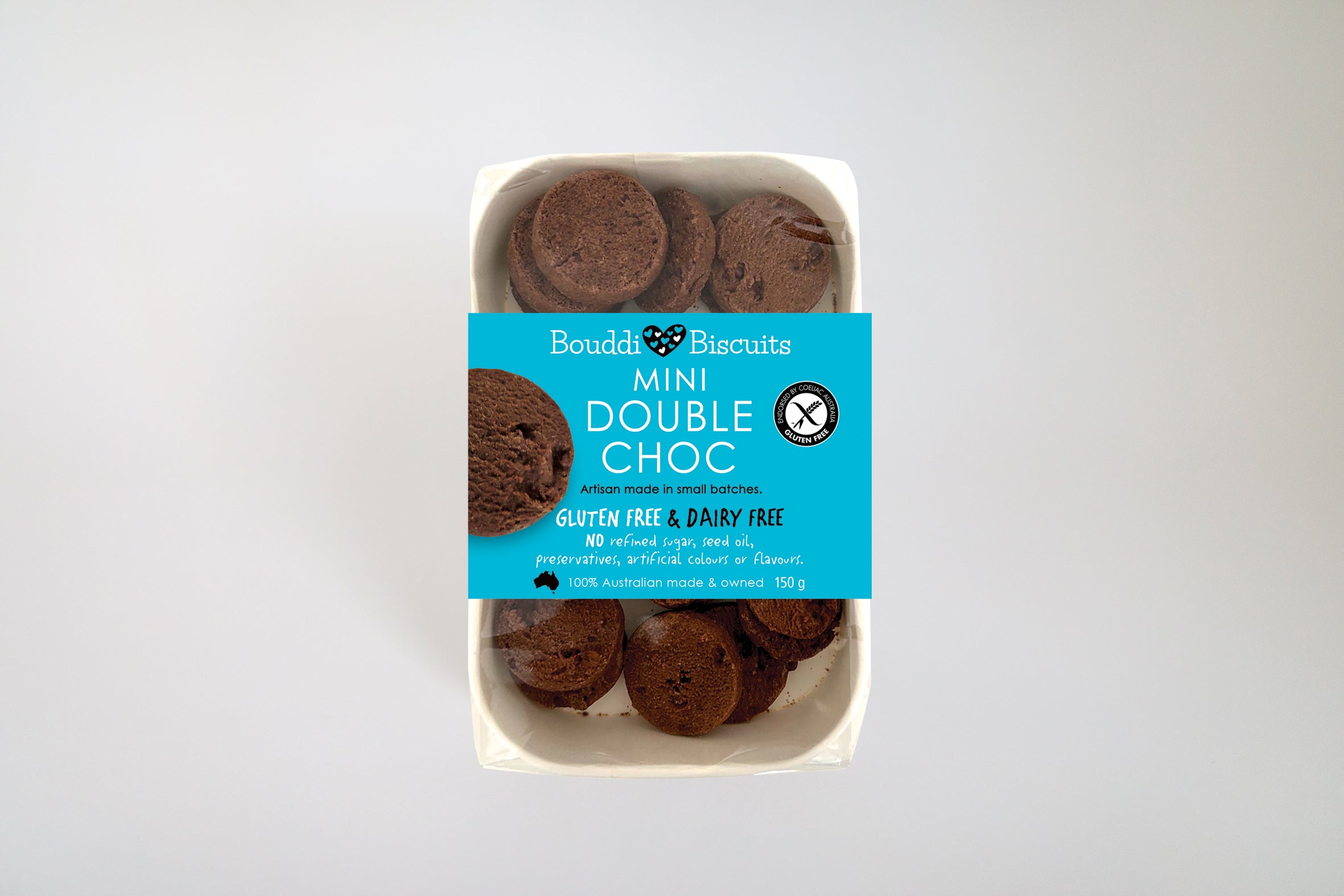Mini Double Choc Gluten free Dairy Free Biscuits