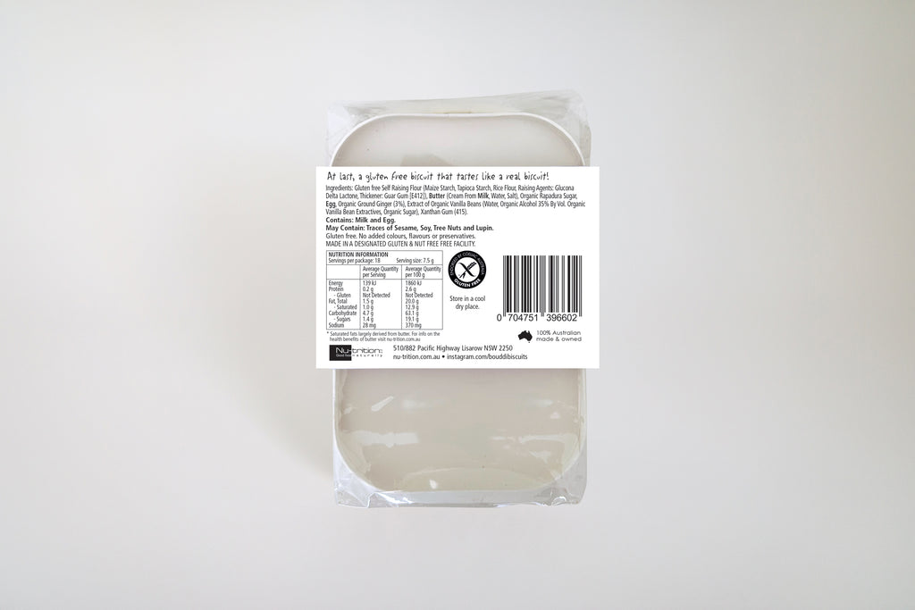 Mini Ginger Gluten Free Biscuits