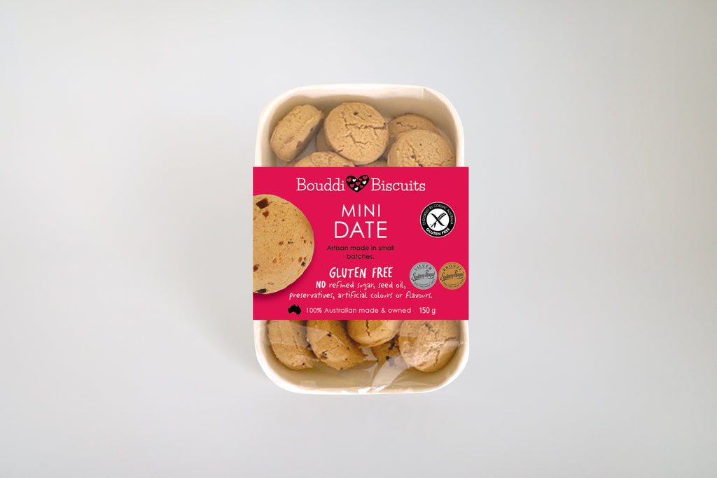 Mini Date Gluten Free Biscuits
