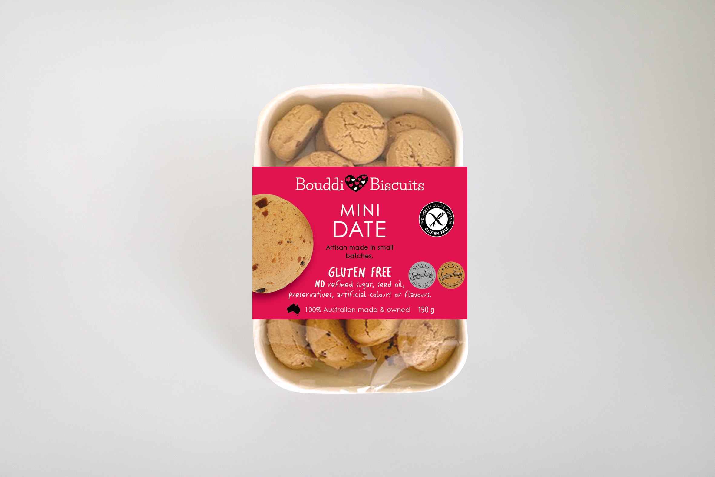 Mini Date Gluten Free Biscuits